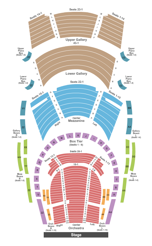 Bass Hall Beetlejuice Seating Chart